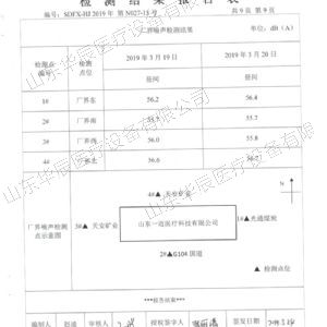 檢測報告表